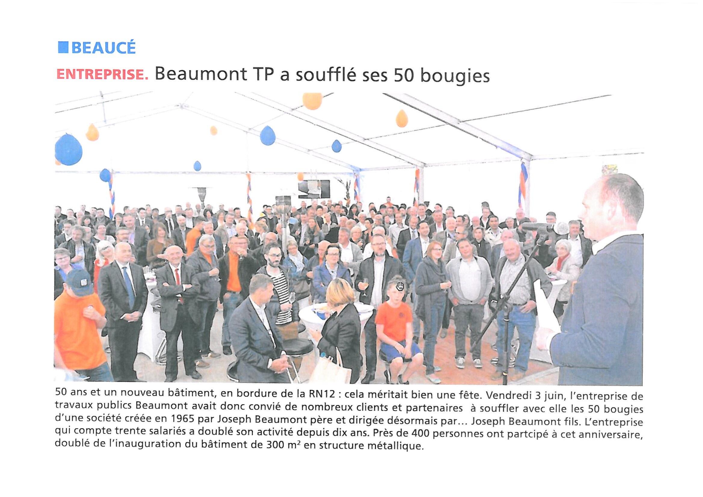 Article La Chronique - juin 2016